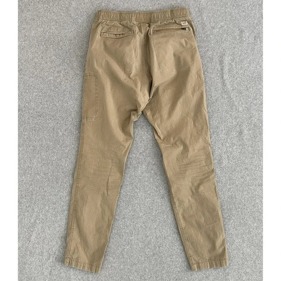 Vuori Pants Mens Small Khaki Jogger Stretch Travel Ripstop Climber Casual V412 - Picture 9 of 10